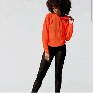 Adam Selman Sport Knit Mesh Hoodie